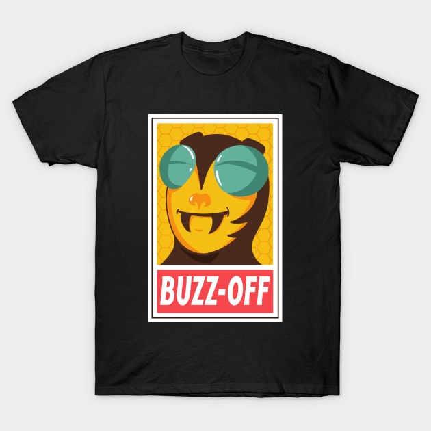 Buzz Off Save the Bees T-Shirt by Chris Nixt